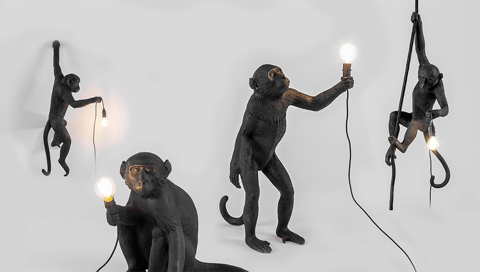Decoratieve aap Pendant licht