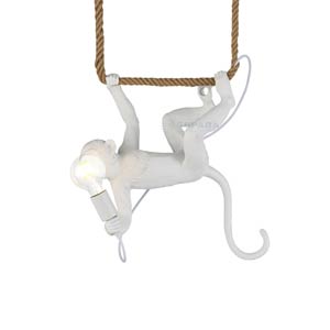 Polyhars Zitting Monkey Table Lamp