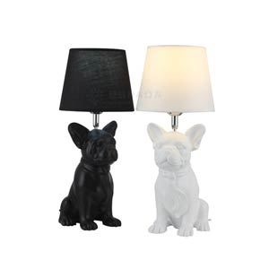 Franse Bulldog Bedside Table Lamp