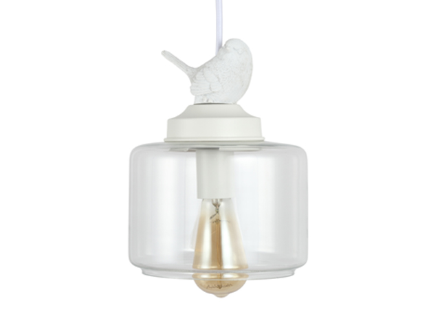 ES092 Nordic Decorative Bird Clear Glass Pendant Light