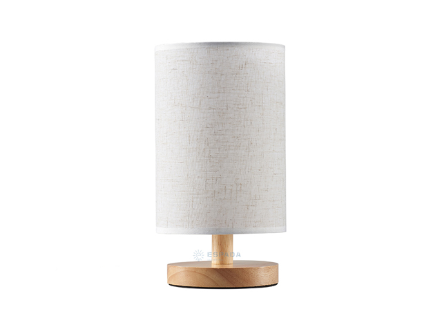 ES460 Bedside Led Dimmable Night Light With Fabric Shade